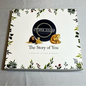 Keepsake Book 5 First Years Animal Themed Photo Album Baby Memory Book Keepsake